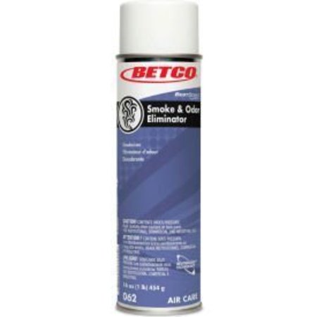 BETCO Betco Best Scent&#153; Smoke And Odor Eliminator - 12/Case, 16 oz. - Various, Clear - 0622300 622300